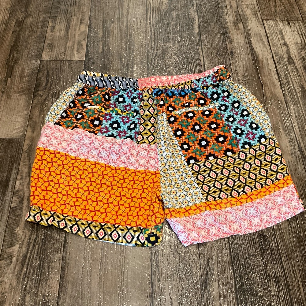 Euc, Earthbound Assorted Patchwork Boho Shorts, S… - image 5